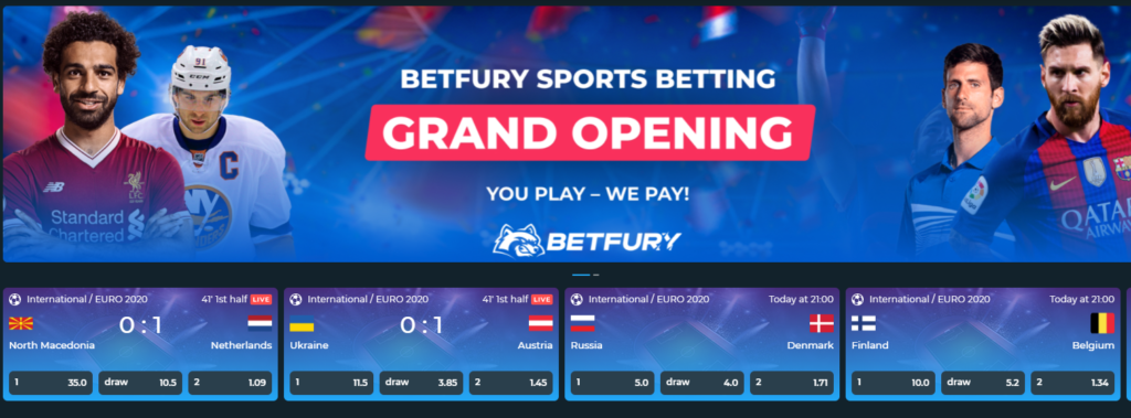 betfury sports betting